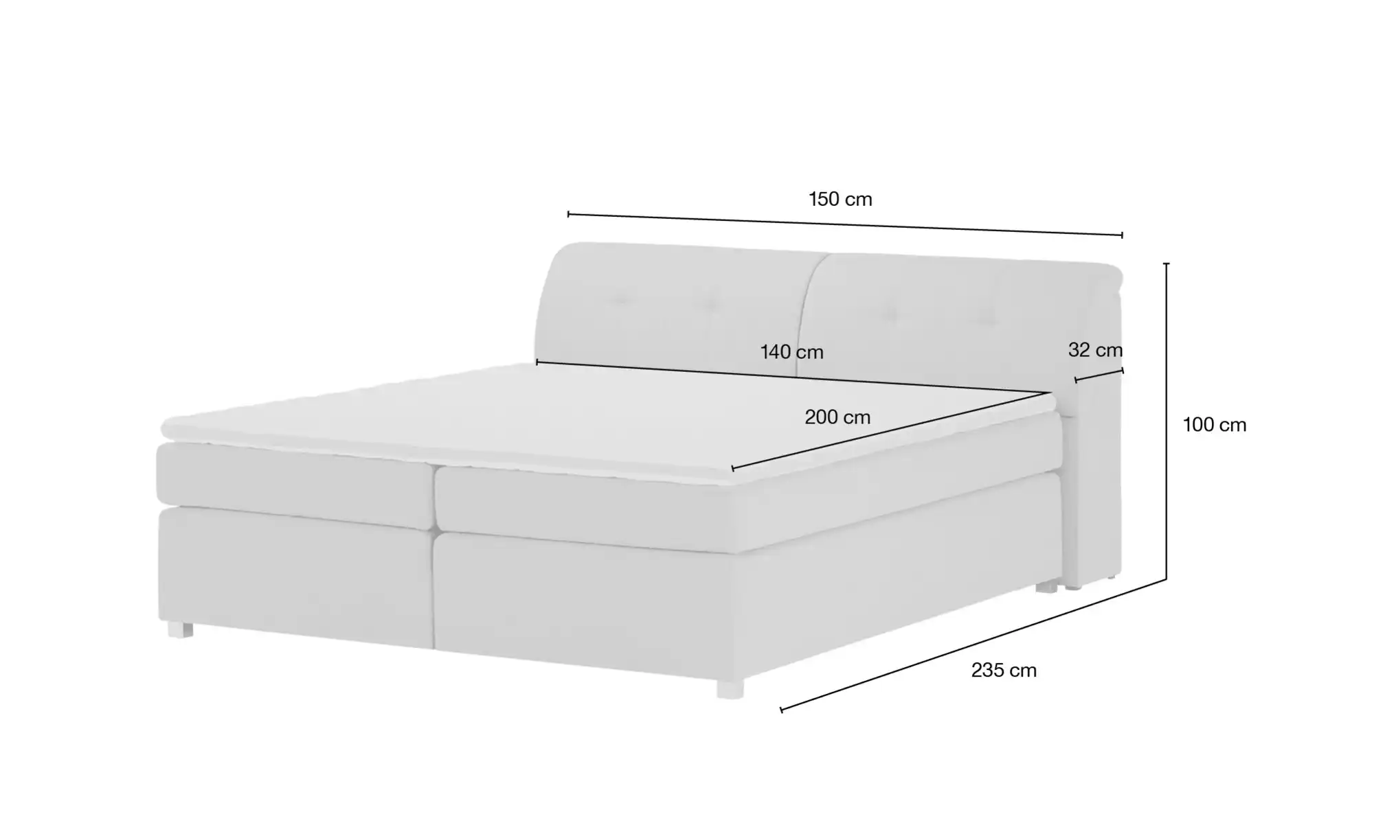 Twist Refresh Boxspringbett Lumo