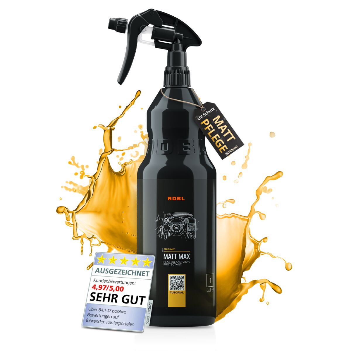 ADBL Matt MAX Kunststoffpflege mit Canyon Trigger 1L