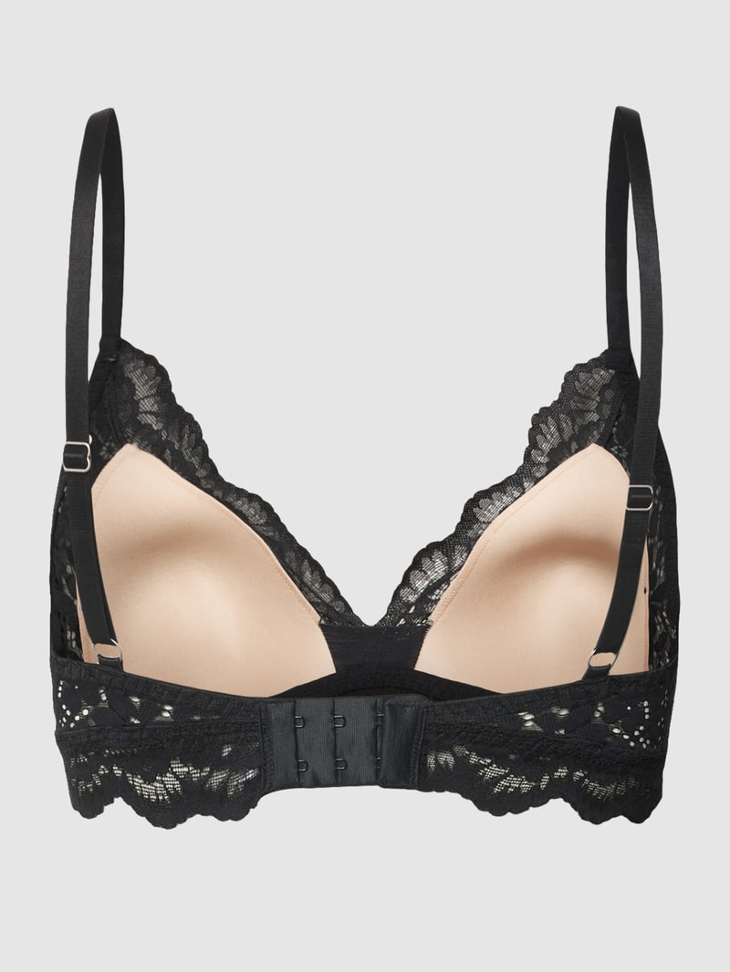 BH mit Spitzenbesatz Modell 'Wonderfulace' in schwarz