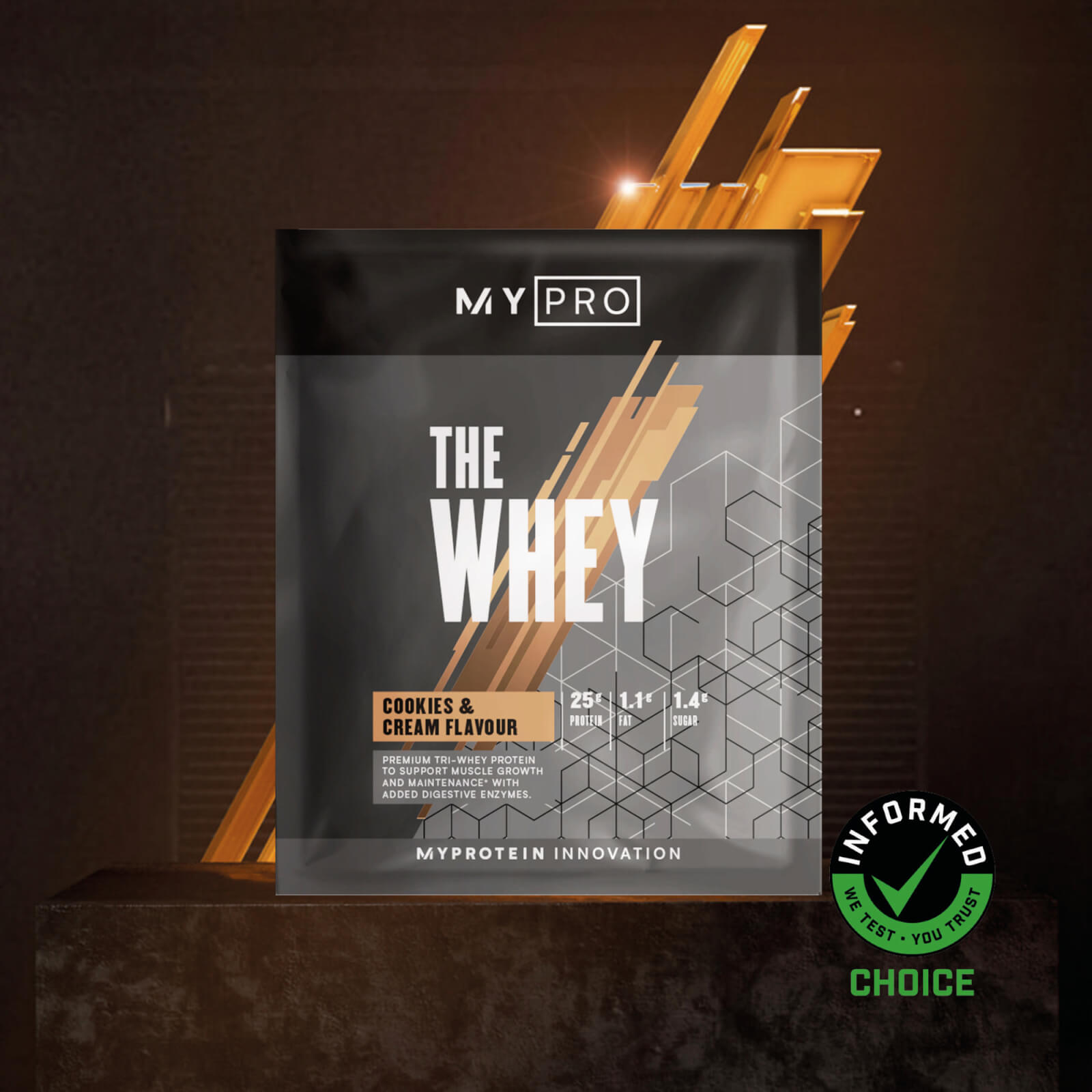 THE Whey V2 , Cookies and Cream, 31g