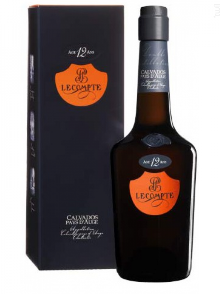 Calvados Pays D'auge 12 Ans + Etui Calvados Lecompte