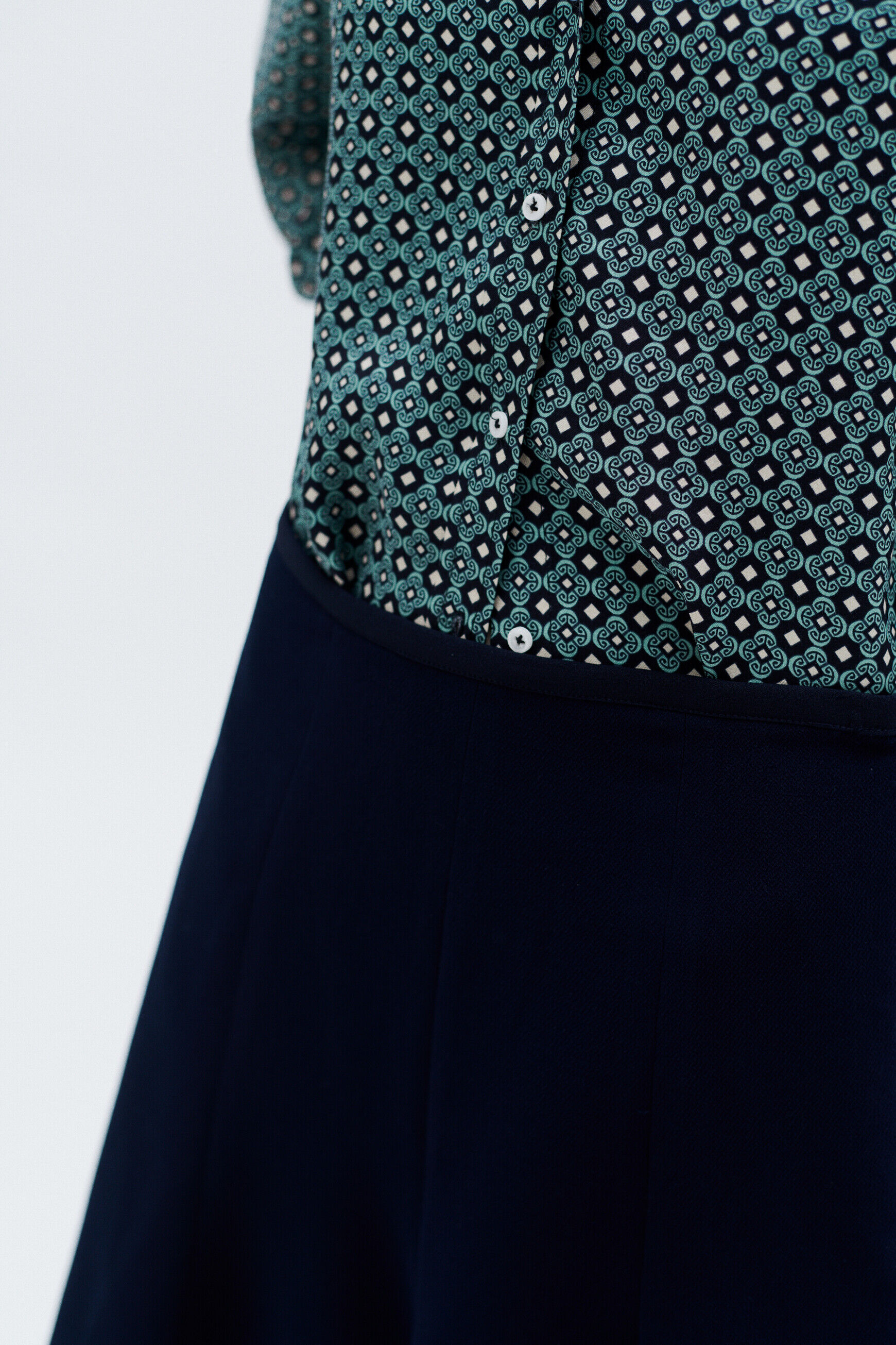Jupe jannie bleu marine femme