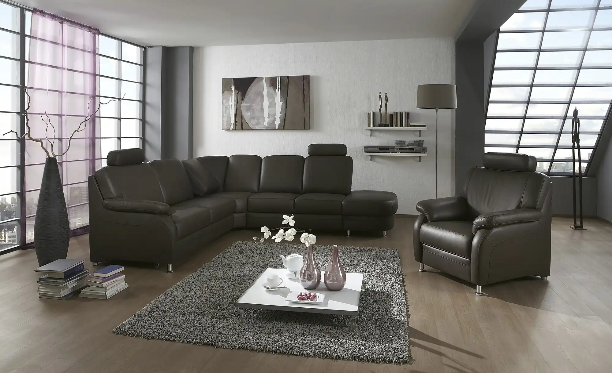 Kollektion Kraft Ecksofa aus Leder Ole