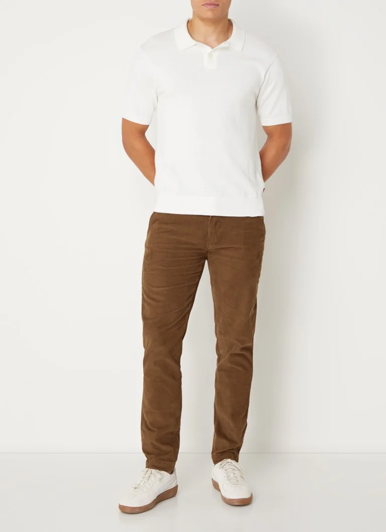 Pantaloni Levi's slim fit din catifea reiată chinezească cu buzunare laterale