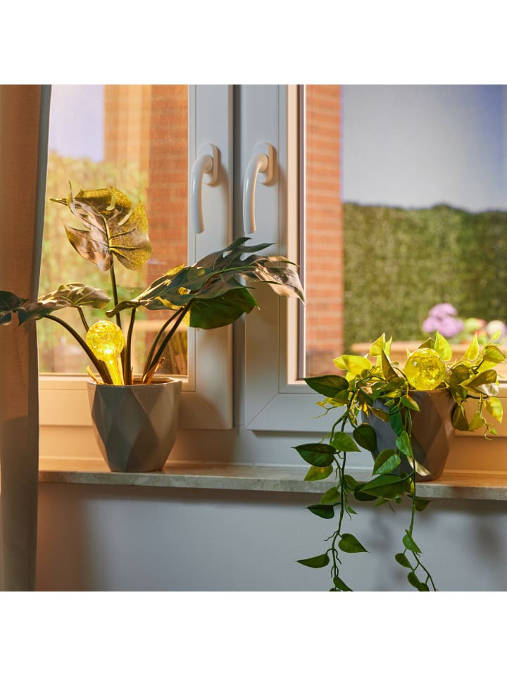 relaxdays 4 x Bewässerungskugel in Gelb - (H)15 x Ø 6 cm günstig kaufen onesize