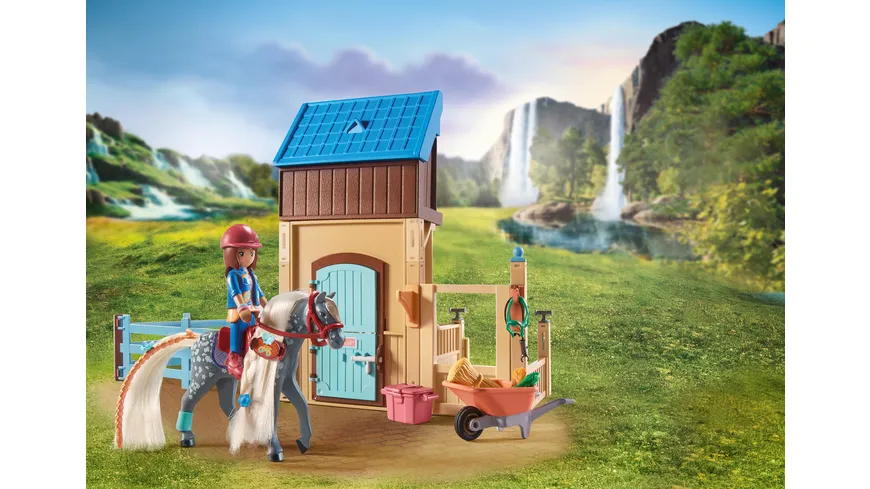 PLAYMOBIL 71353 - Horses of Waterfall - Amelia & Whisper mit Pferdebox