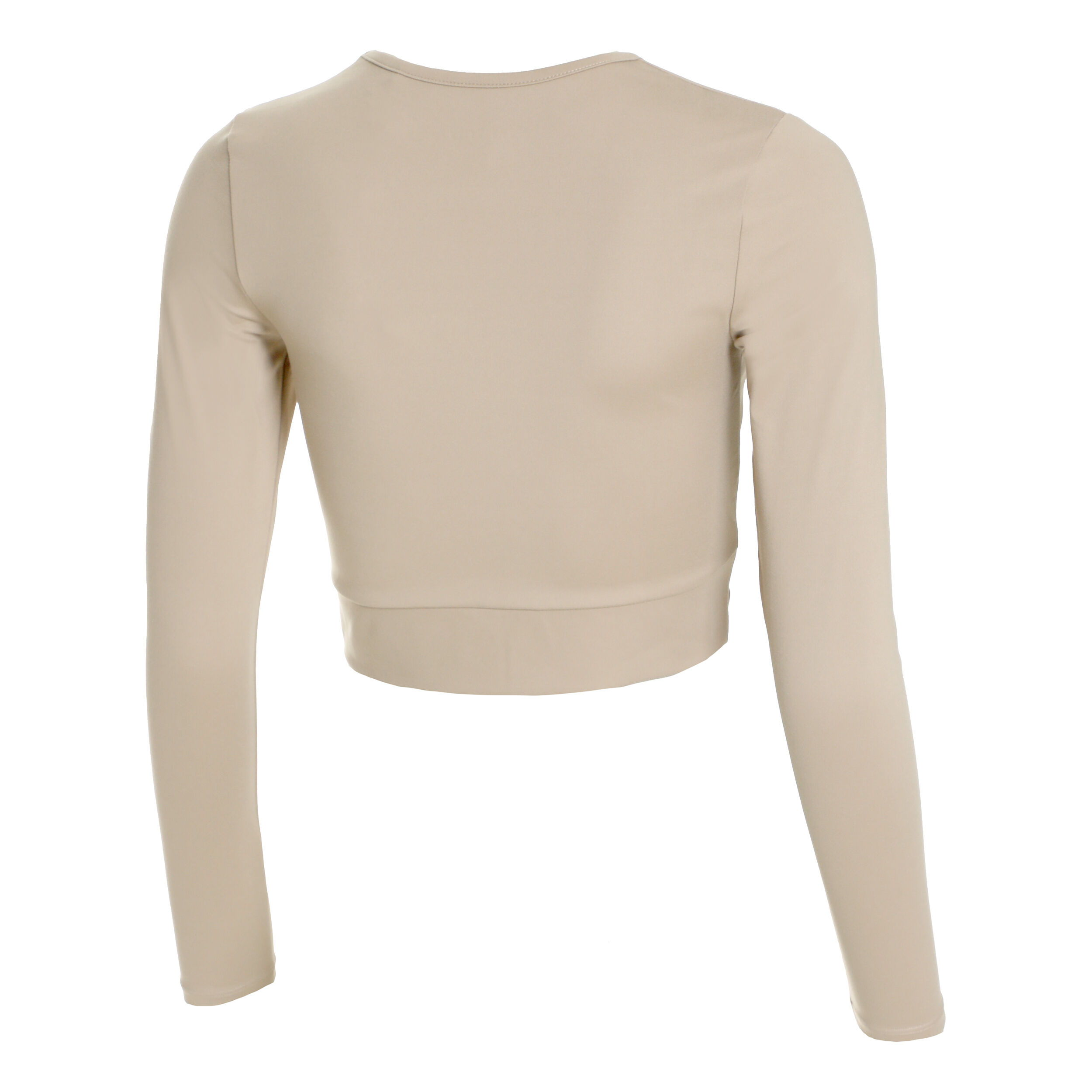 Borg Cross Longsleeve Damen - Beige