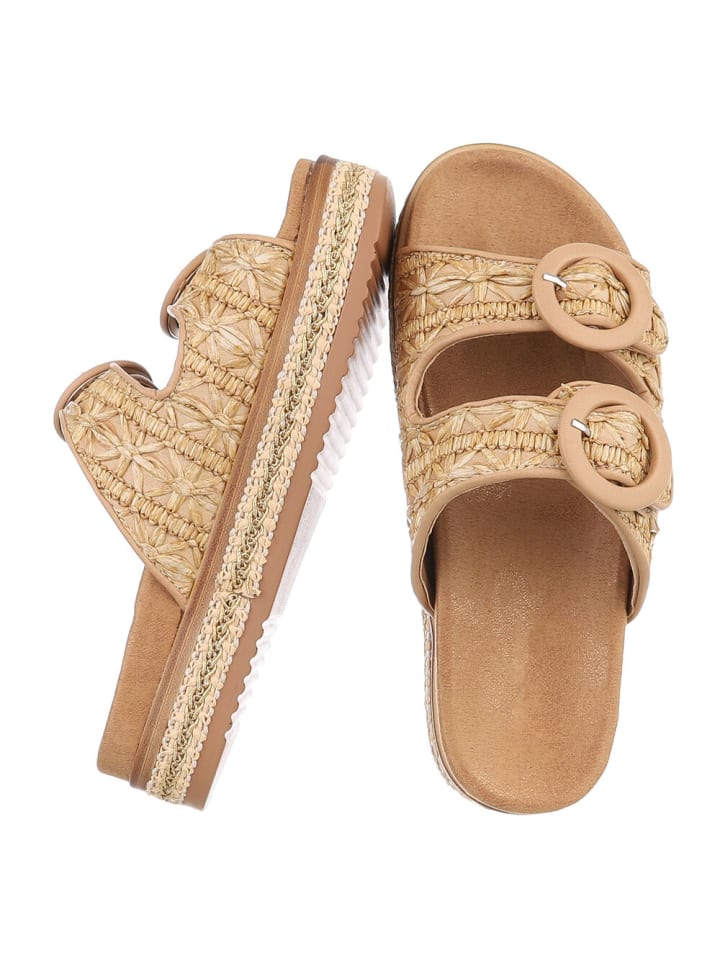 Ital-Design Sandale & Sandalette in Beige günstig kaufen