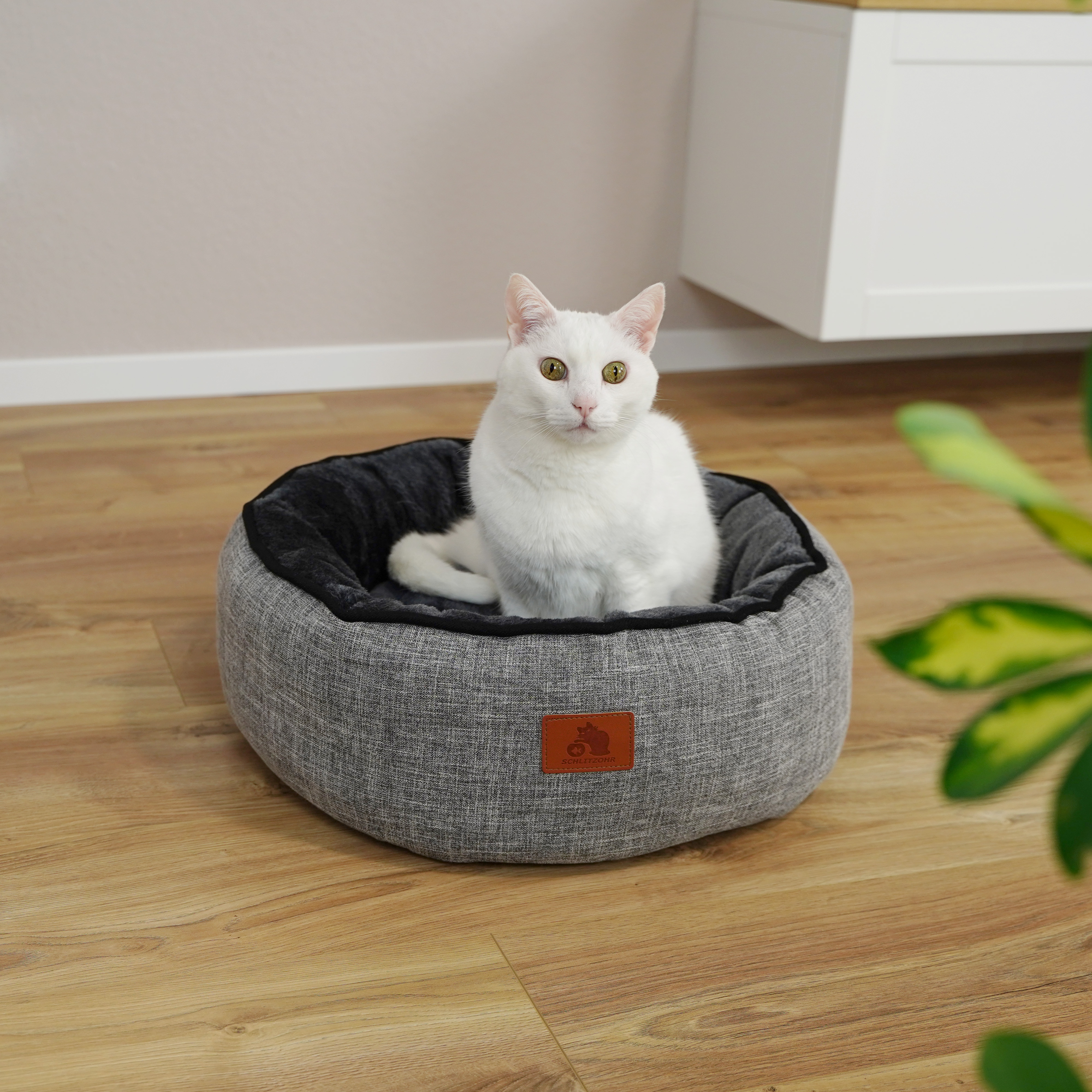 Schlitzohr Hundebetten Schlitzohr Donut Katzenbett Sissy rund