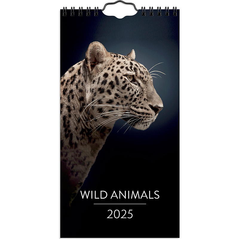 Veggkalender wild animals 2025