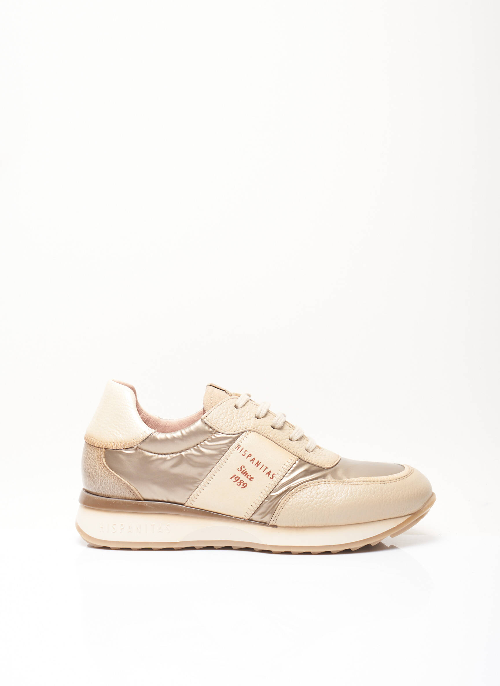 Hispanitas Baskets Femme couleur beige