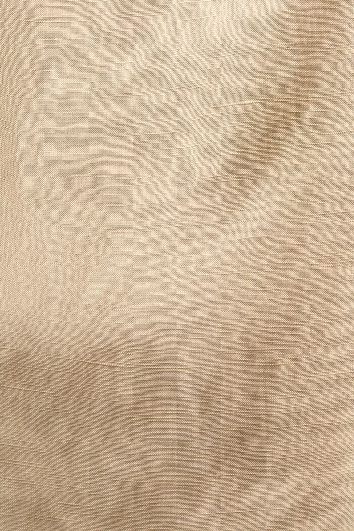 Verkürztes Camisole, Leinenmix