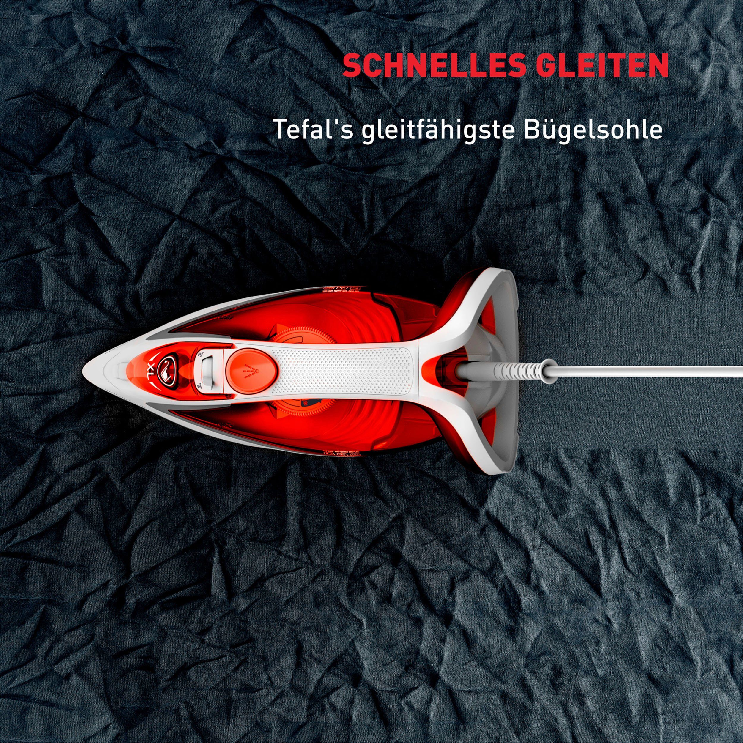 Tefal Dampfbügeleisen Tefal FV5738 Easygliss Plus, 2800 W