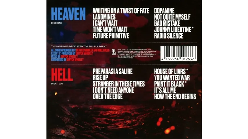 Heaven :x: Hell Digipak