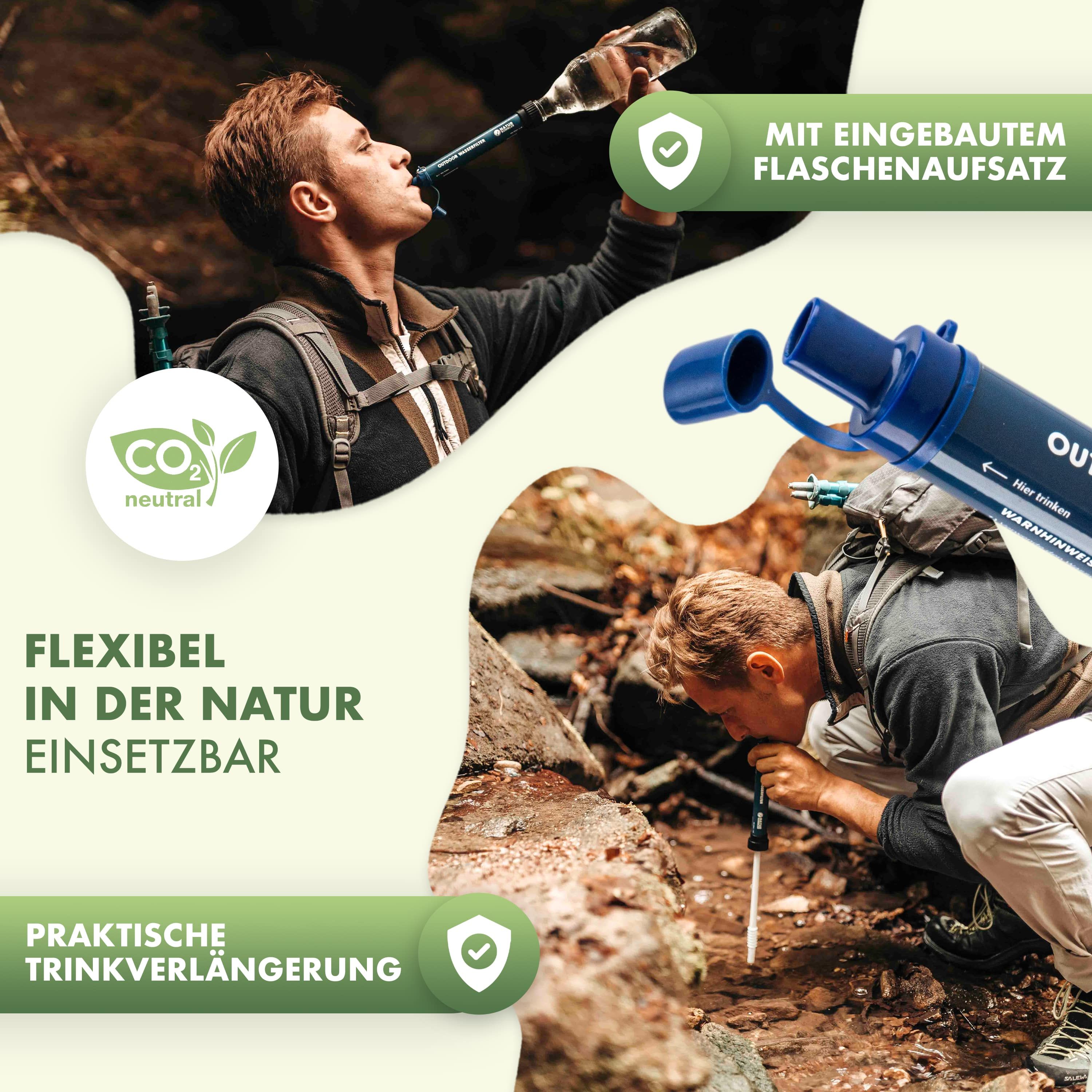 Naturbummler 2000 Liter Outdoor Wasserfilter