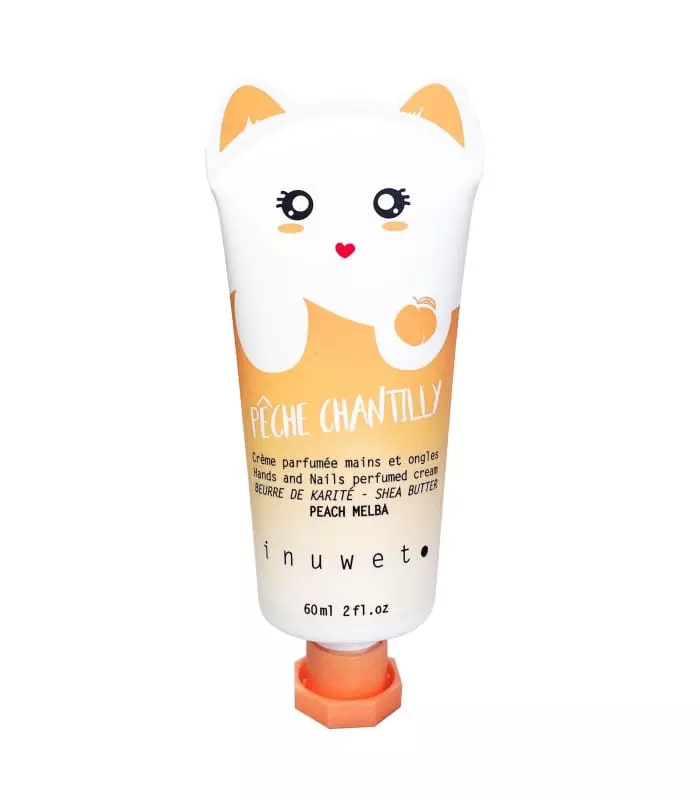 CREME MAINS OREILLES CHAT Crème Parfumée pour les mains et ongles - parfum pêche