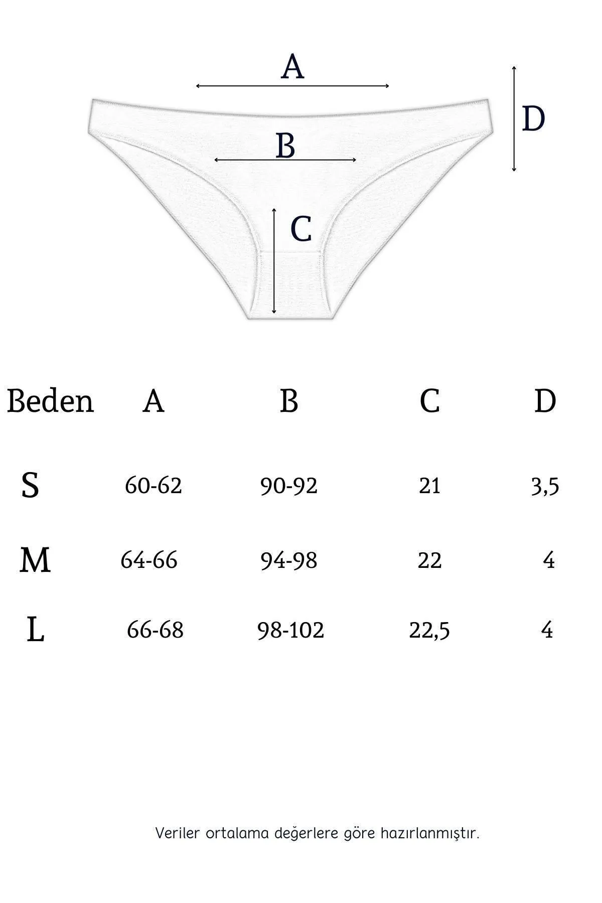 Newlilla  10010 Slip 3-teiliges Bikini-Höschen-Set 10010-v5