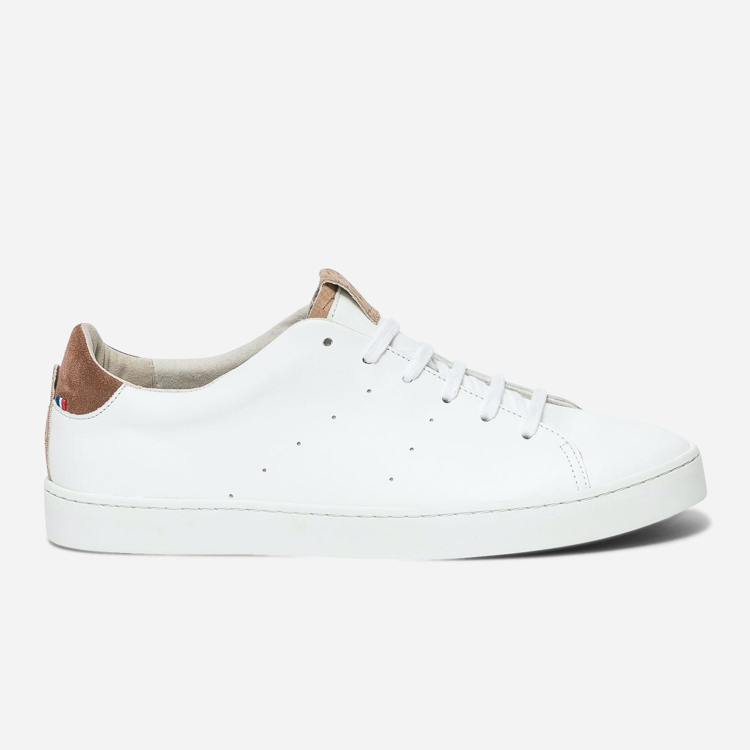 Tennis 1927 blanche homme en cuir éco-conçu (43 au 45)