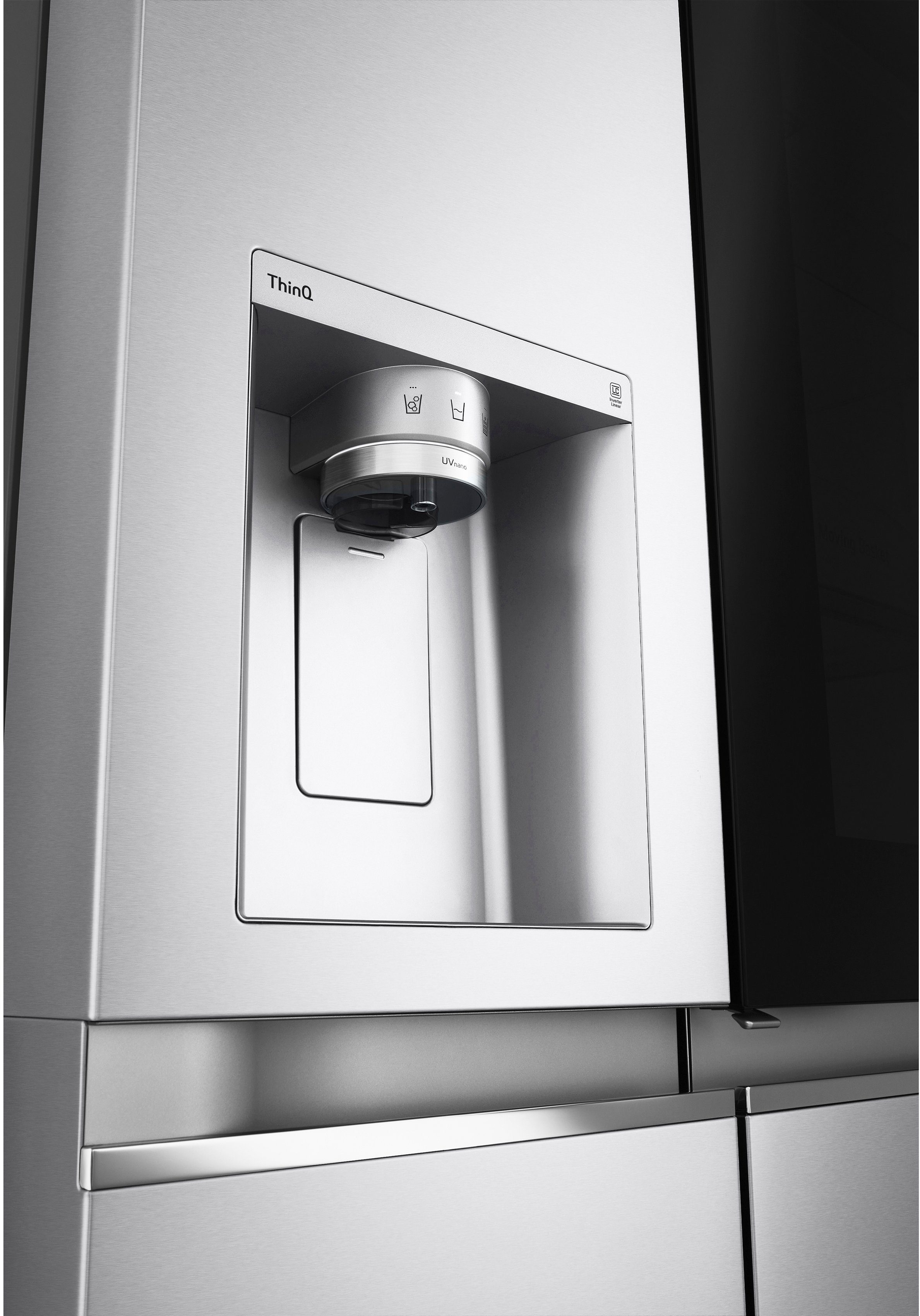 LG Side-by-Side GSXV91BSAE, 179 cm hoch, 91,3 cm breit, InstaView™