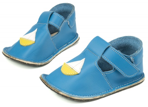 ZeaZoo ~ Hausschuh Corela ~ Blau mit Boot