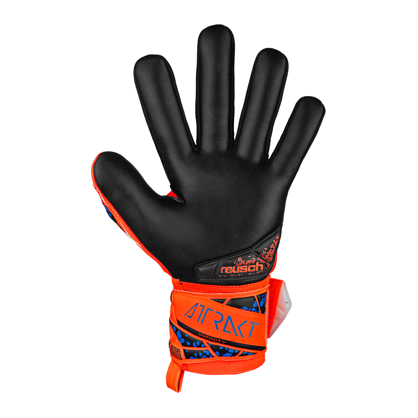 Reusch Attrakt Infinity NC TW-Handschuhe Kids Orange Blau Schwarz F2211