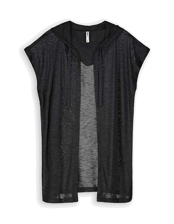 Longcardigan - Viskose-Mix