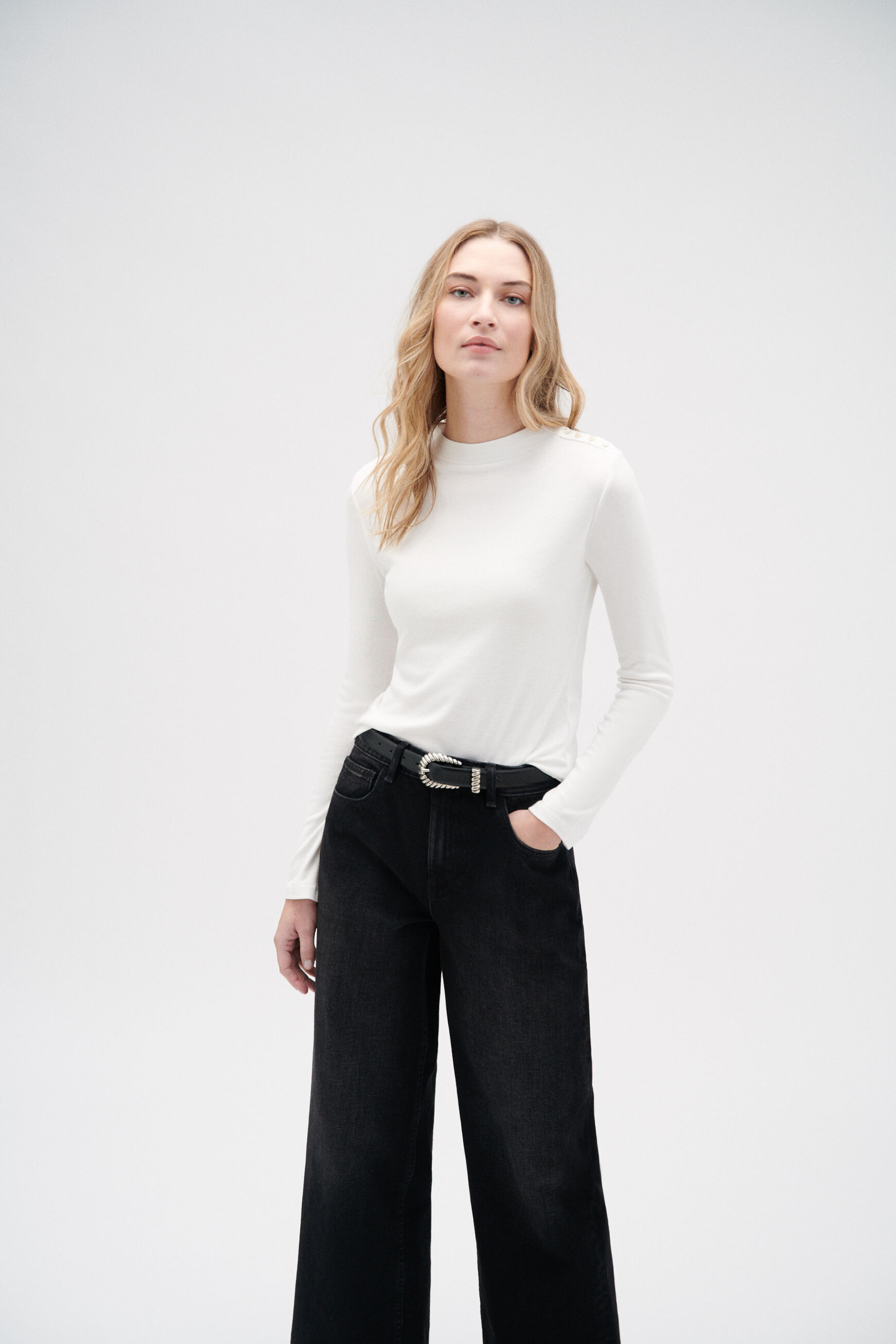 t-shirt liviana ivoire femme