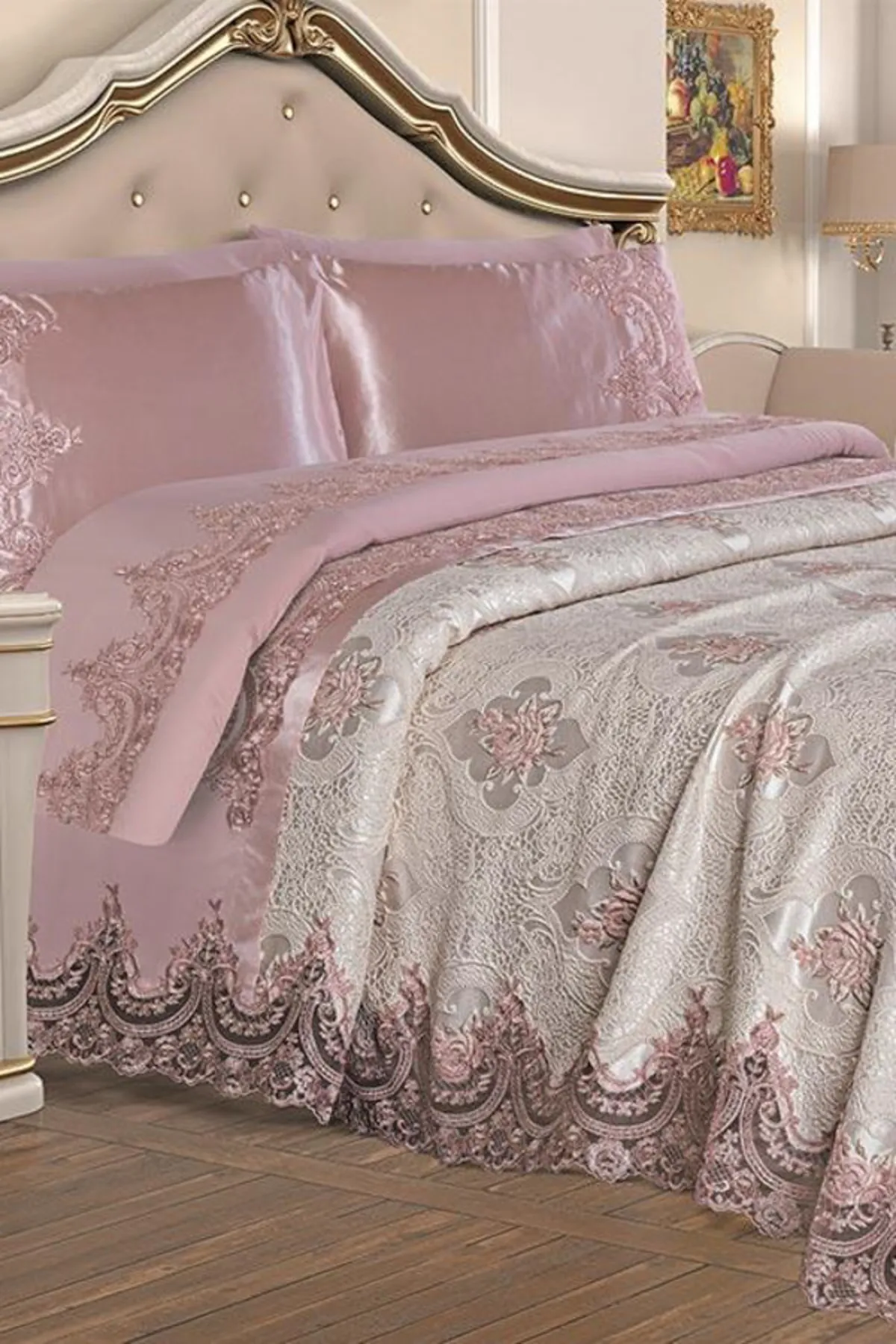 Çeyiz Diyarı  Französisches Guipure Eylül Brautset Puder 178330