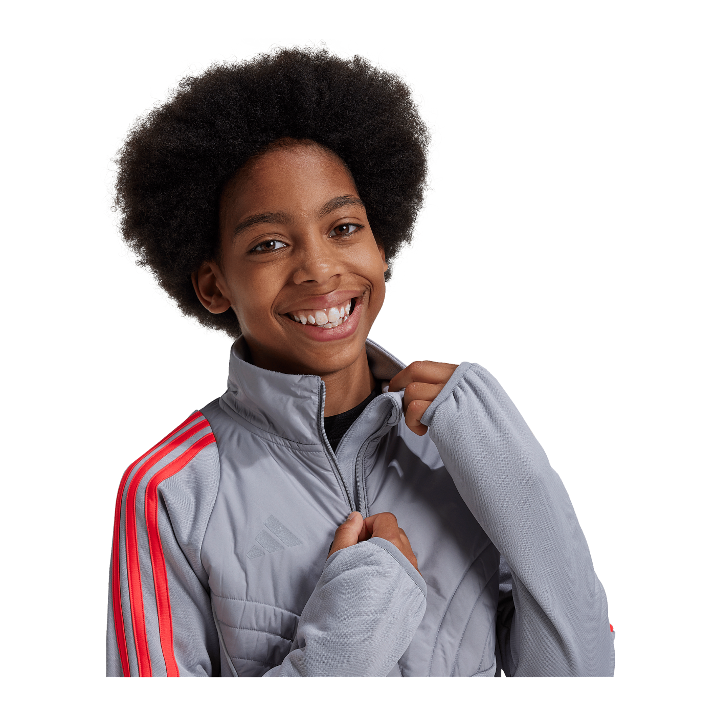 adidas Tiro 24 Trainingsjacke Kids Grau