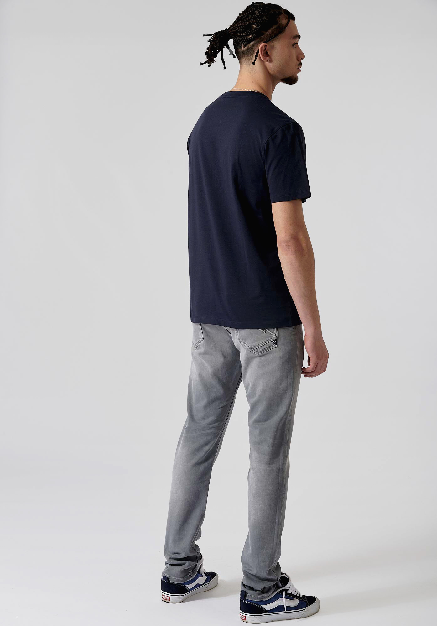 NONO   T-shirt bleu homme 100% coton