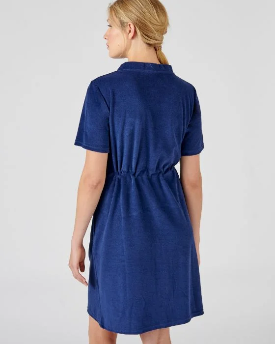 Robe de détente zippée en éponge