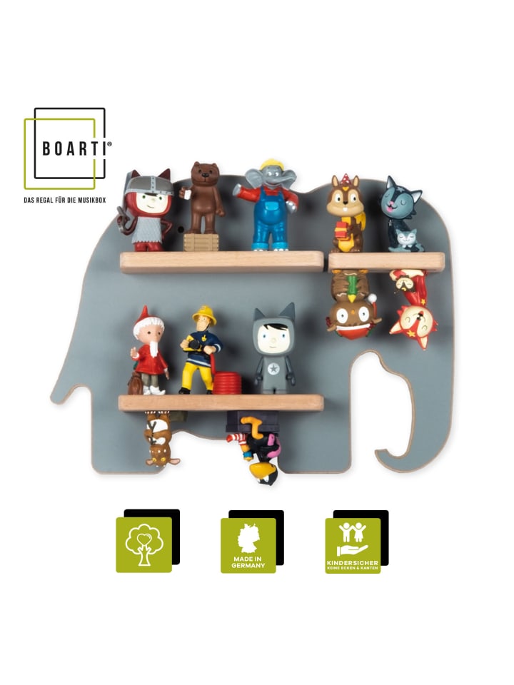 BOARTI Regal Elefant Kinder Toniebox Tonies Figuren in Grau günstig kaufen onesize