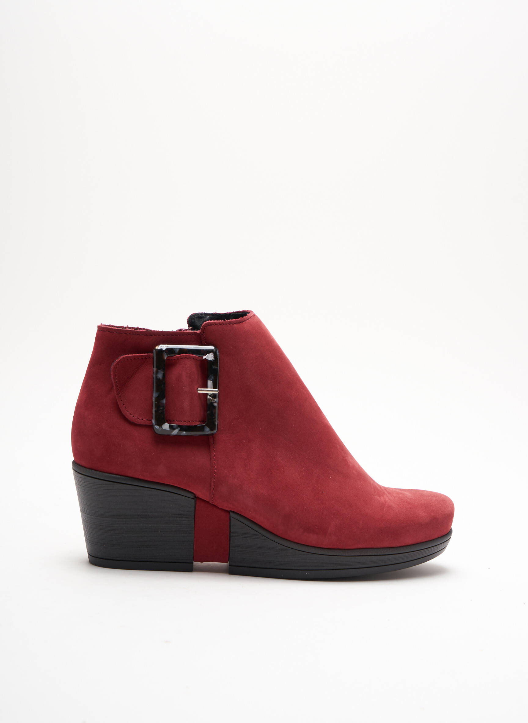Hirica Bottines Femme couleur rouge