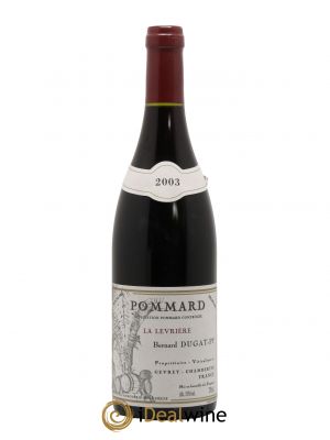 Pommard La Levrière Vieilles Vignes Dugat-Py  2003 - Lot de 1 Bouteille