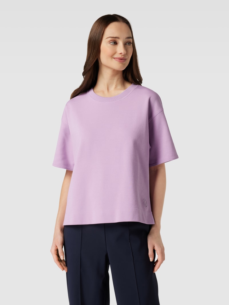 Sweatshirt mit 1/2-Arm in flieder