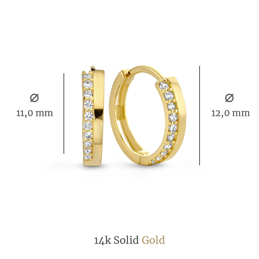 Isabel Bernard Le Marais Créoles - Or 585 / Or 14 carats Boucles d'oreilles