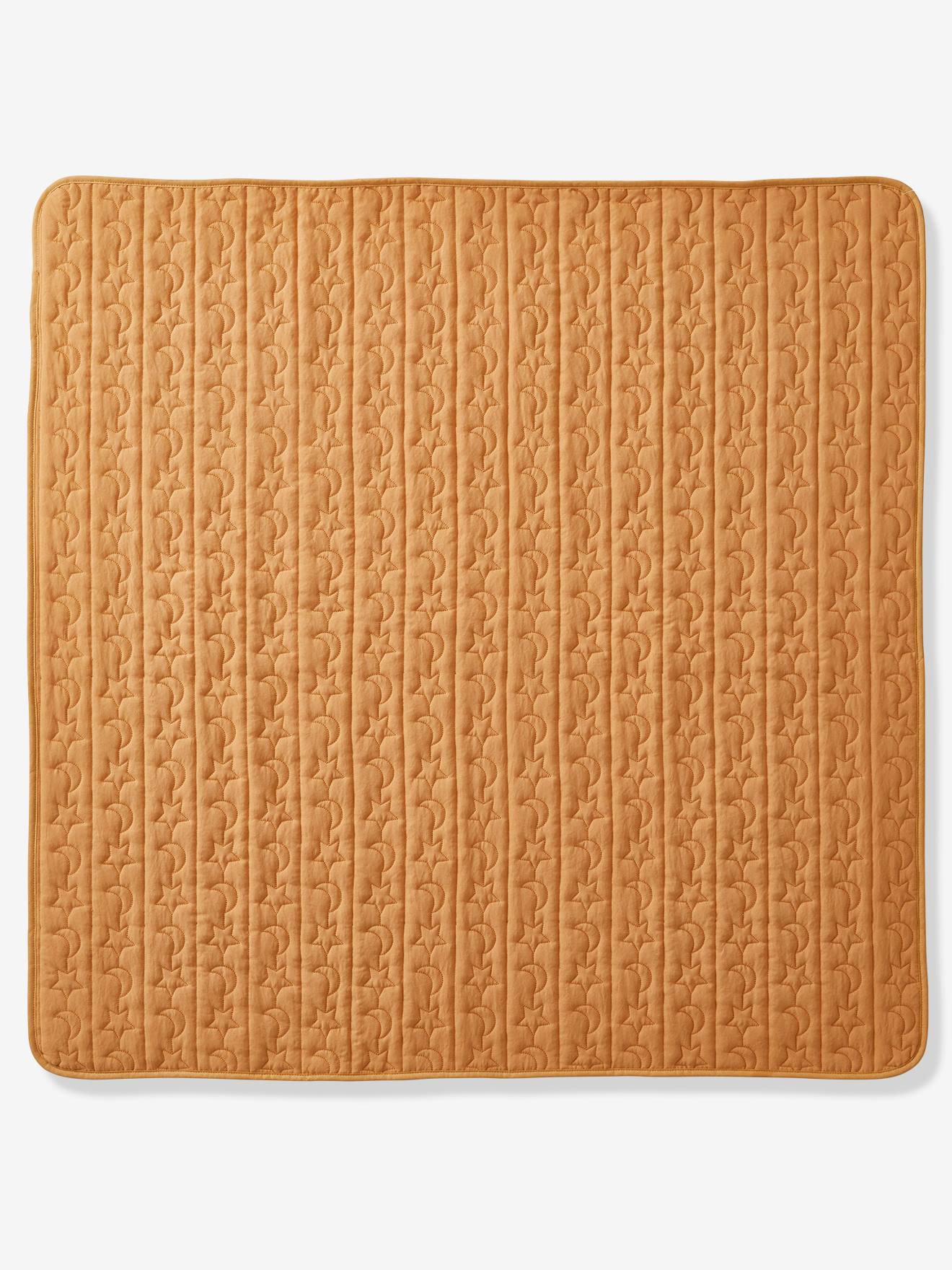 Couverture en sherpa PETIT MOUTON miel / écru