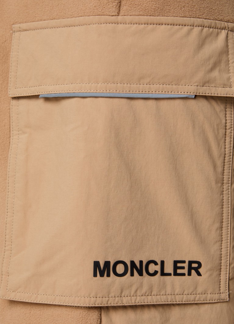 Pantaloni de trening Moncler cu croială dreaptă din țesătură terry
