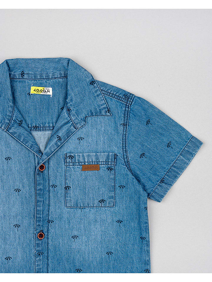 LOSAN Jeans-Hemd in Blau günstig kaufen