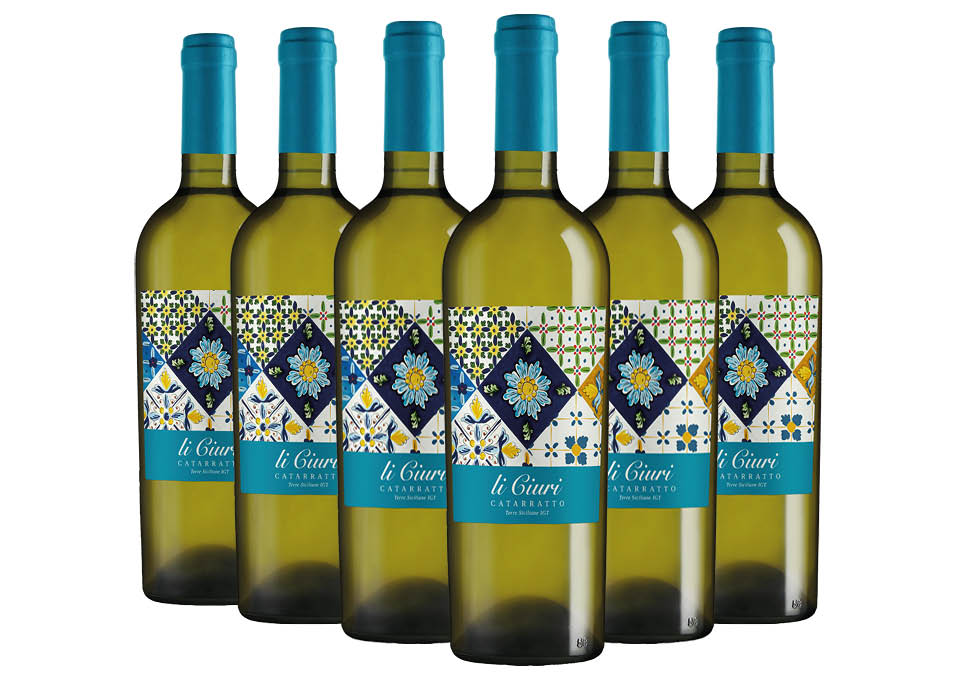 Terre Siciliane Catarratto IGT 2022 Li Ciuri 6 bouteilles de 0,75 ℓ