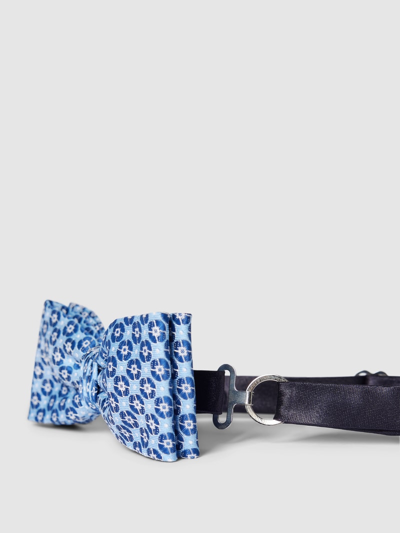 Fliege mit Allover-Muster in bleu