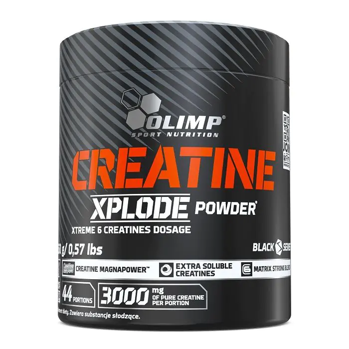 Olimp kreatino Xplode milteliai, ananasų skonio, 260 g