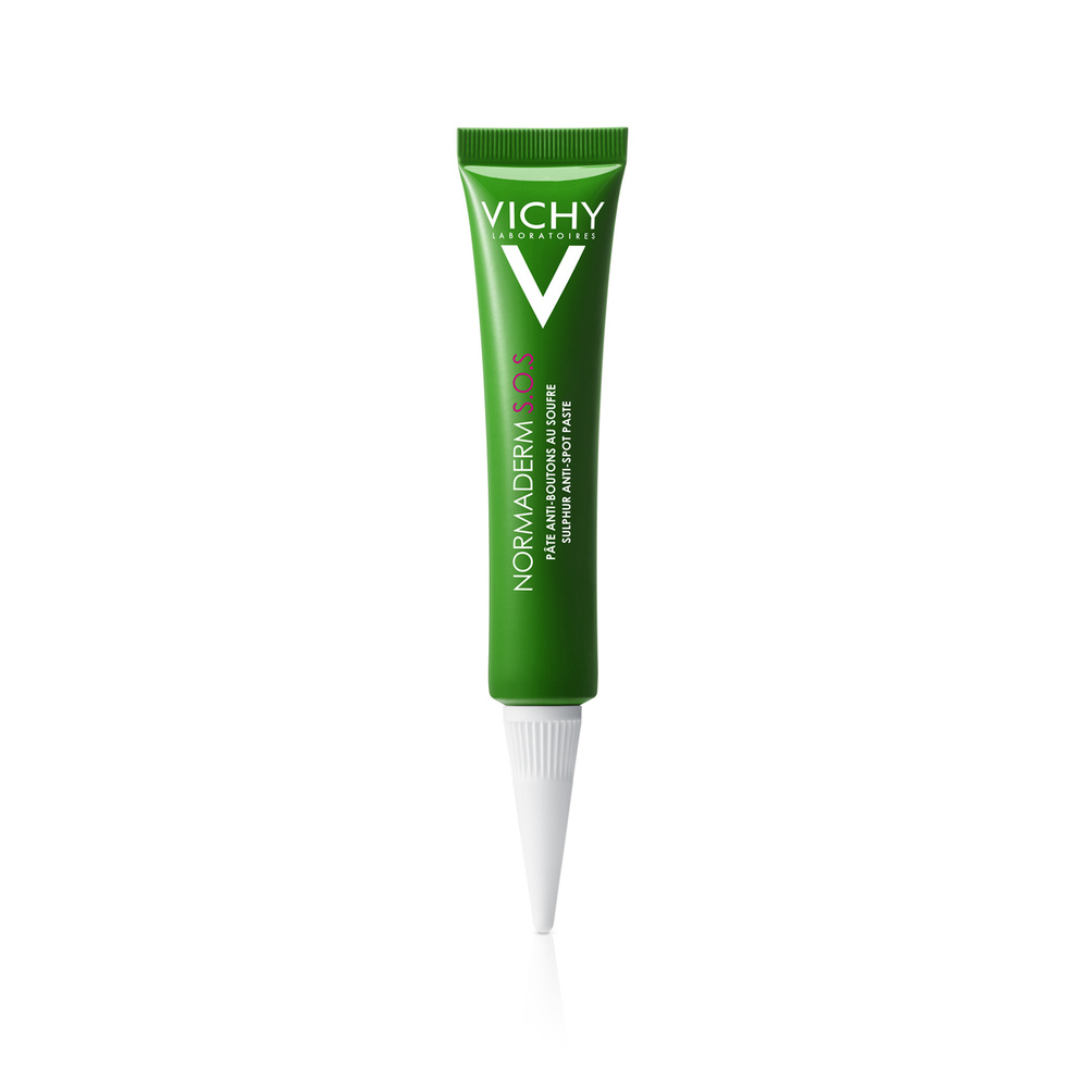 Vichy NORMADERM PHYTO PATE SOUFRE Soin ciblé asséchant anti-boutons pour peau mixte à tendance acnéique