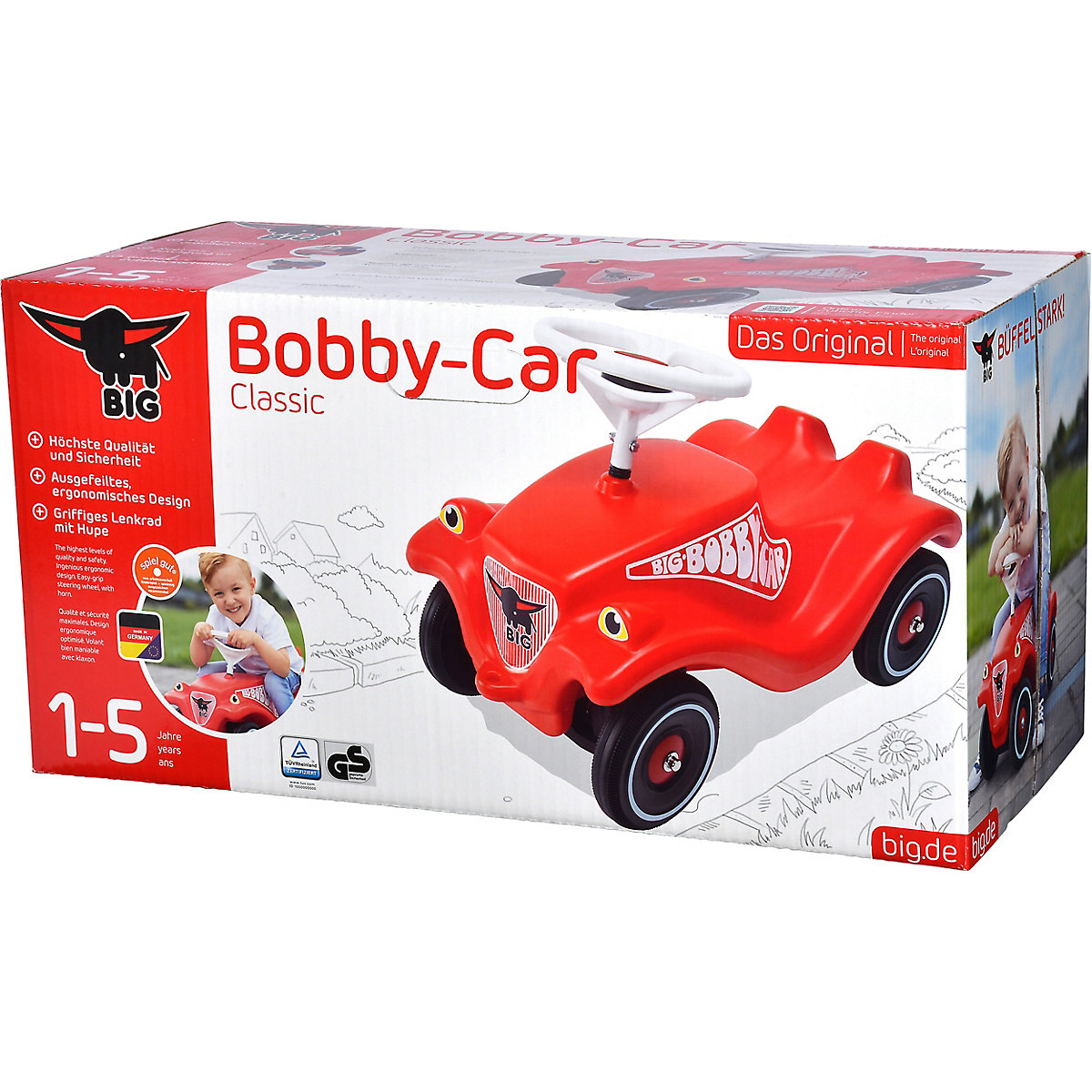 BIG-Bobby-Car-Classic, rot