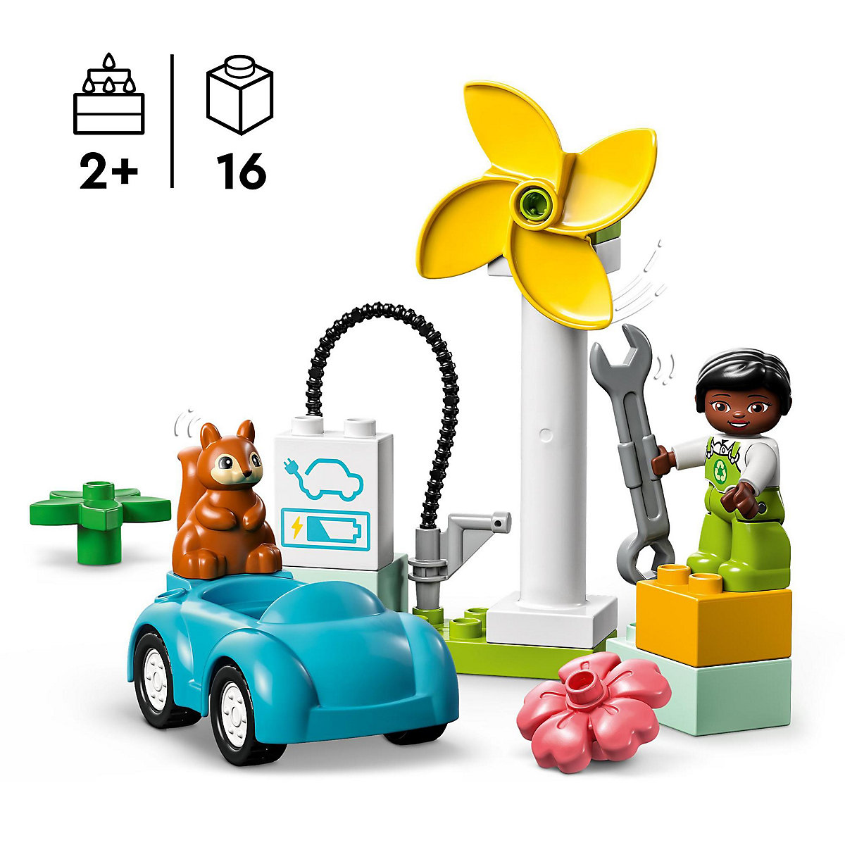 LEGO® DUPLO 10985 Windrad und Elektroauto