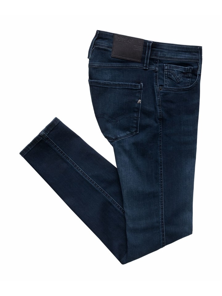 Replay Jeans Anbass slim in Blau günstig kaufen