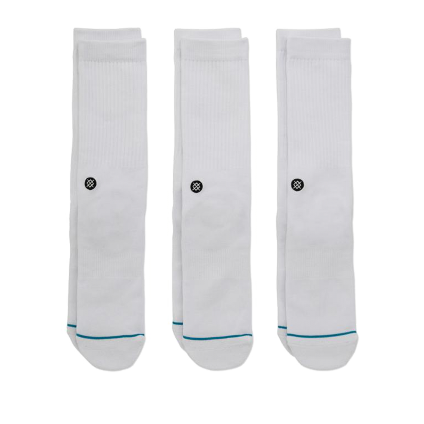 Stance Uncommon Solids Icon Socks 3er Pack Weiss