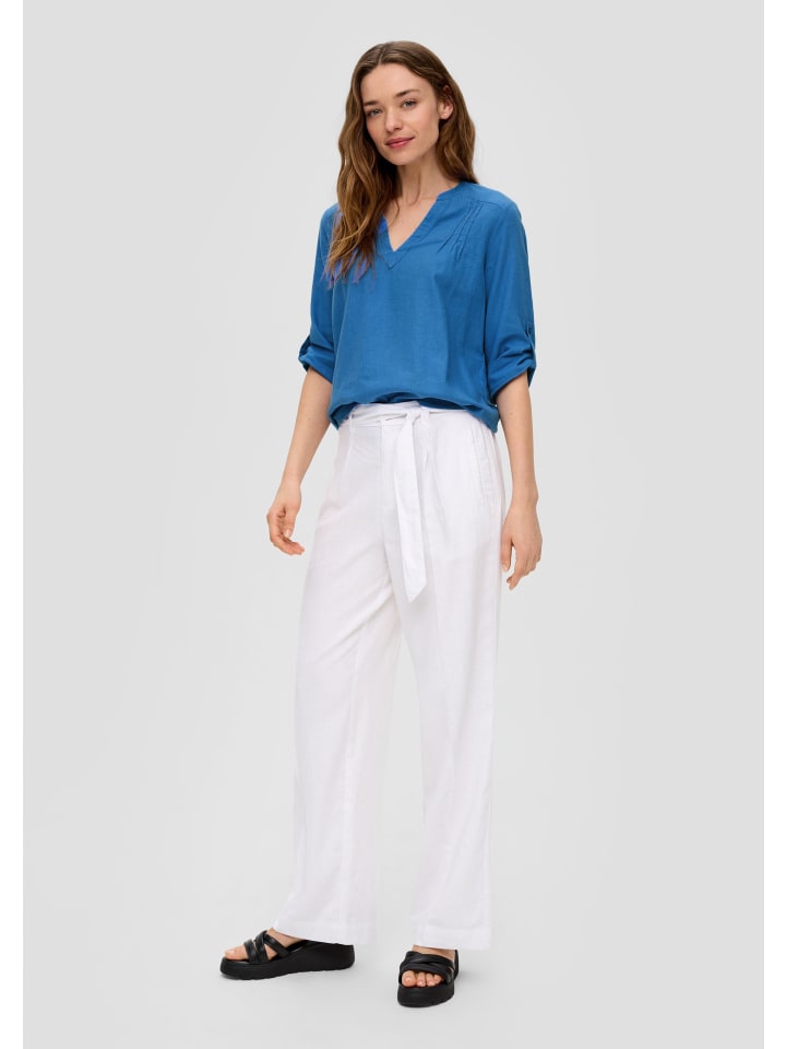 s.Oliver Bluse 3/4 Arm in Blau günstig kaufen