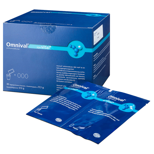 OMNIVAL orthomolekul.2OH vital 30 TP Gran. Kaps.  1 P  Kombipackung