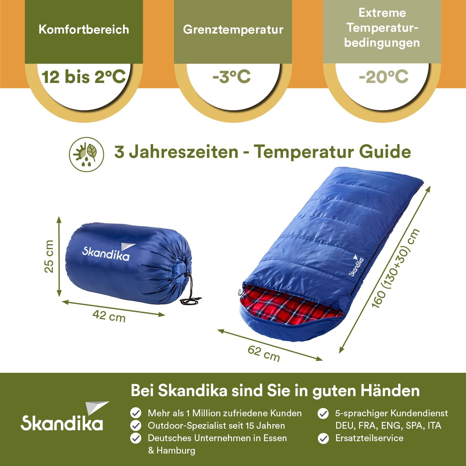 Skandika Dundee Junior Schlafsack